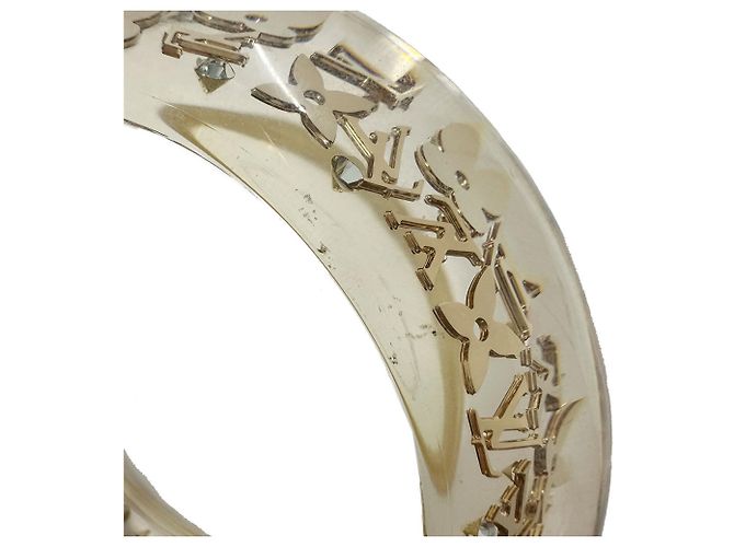 Bracciale rigido Louis Vuitton Clear Gold D'oro - vista 5