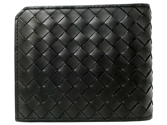 Portafoglio bi-fold da uomo Bottega Veneta Nero - vista 2