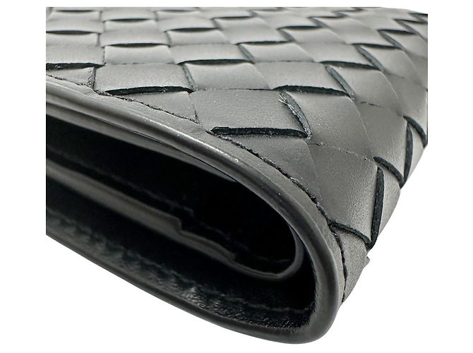Portafoglio bi-fold da uomo Bottega Veneta Nero - vista 4