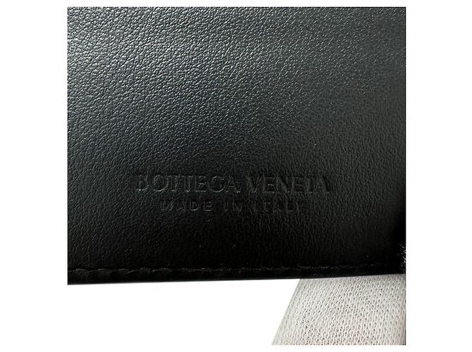 Portafoglio bi-fold da uomo Bottega Veneta Nero - vista 8