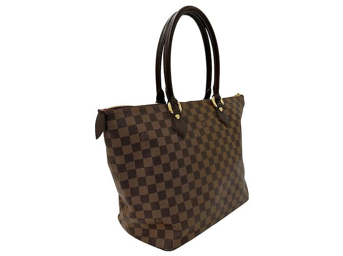 Louis Vuitton Damier Canvas Tote Bag Braun Damier ebene - Ansicht 7