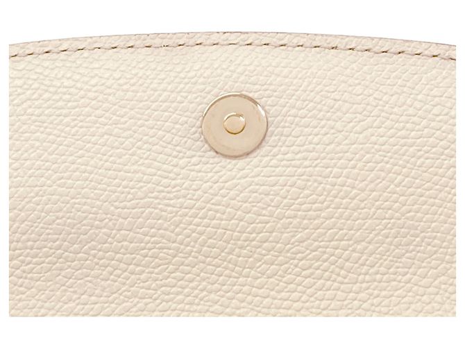 Mini clutch Valextra in pelle di vitello Bianco - vista 12