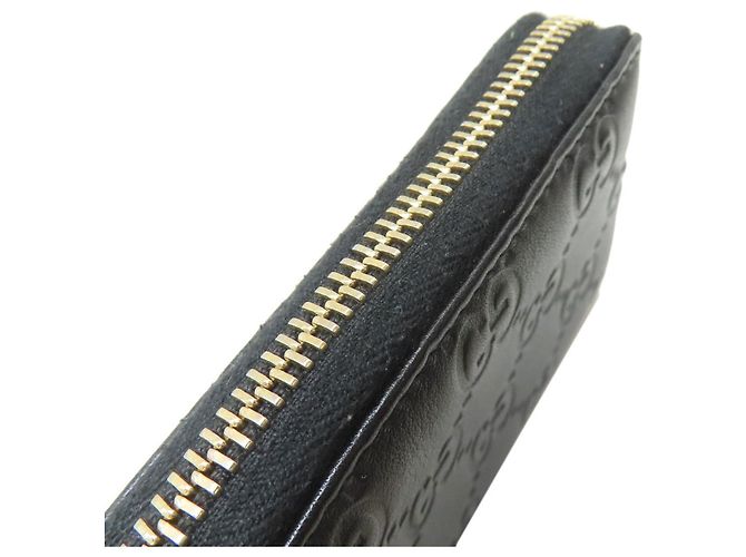 Gucci Leder-Kleingeldbeutel Schwarz - Ansicht 10
