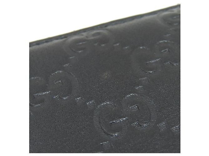 Gucci Leder-Kleingeldbeutel Schwarz - Ansicht 11