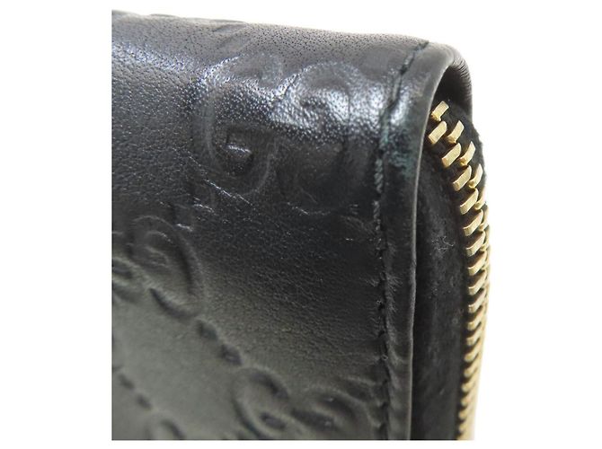 Gucci Leder-Kleingeldbeutel Schwarz - Ansicht 12