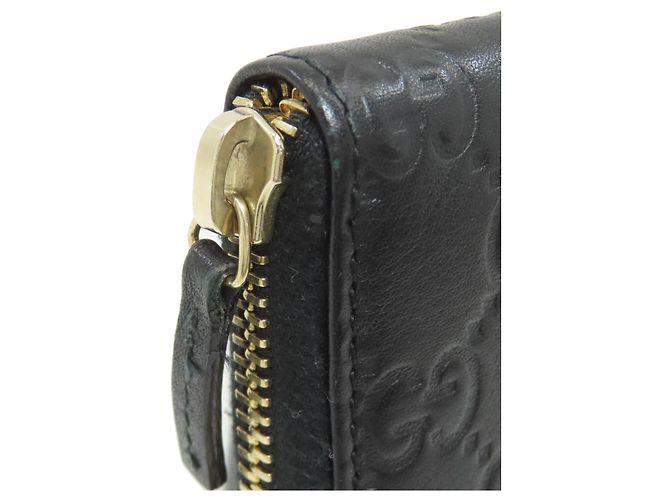 Gucci Leder-Kleingeldbeutel Schwarz - Ansicht 15