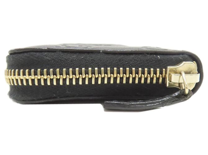 Gucci Leder-Kleingeldbeutel Schwarz - Ansicht 3