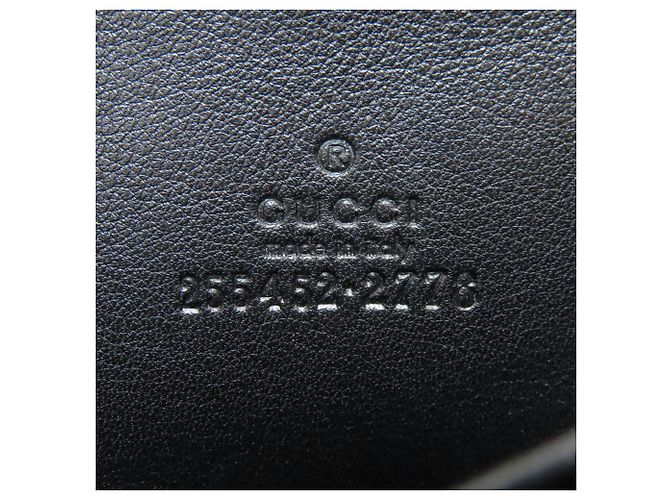 Gucci Leder-Kleingeldbeutel Schwarz - Ansicht 5