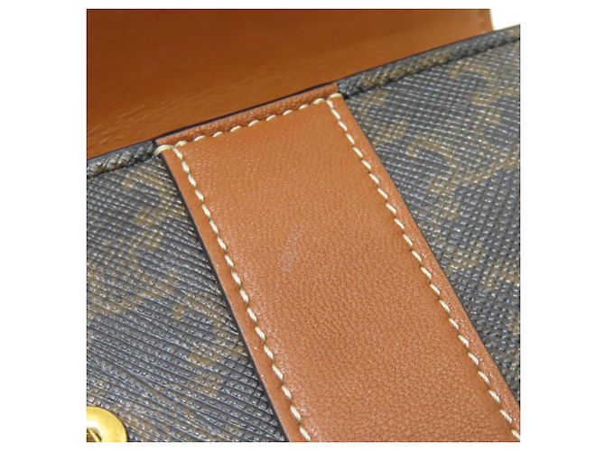 Céline Celine Kleiner Trifold-Geldbeutel Braun - Ansicht 12