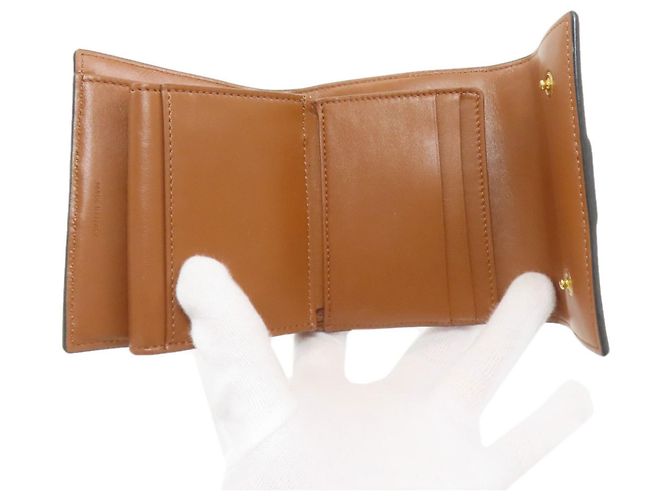Céline Celine Kleiner Trifold-Geldbeutel Braun - Ansicht 5