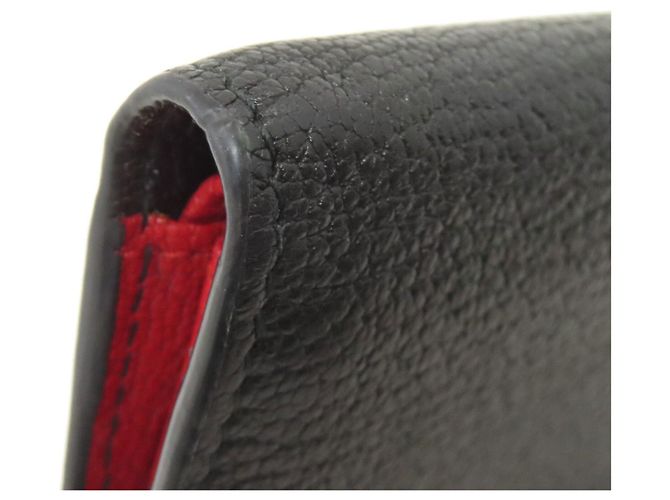 Miu Miu Leder-Bifold-Geldbörse Schwarz - Ansicht 14