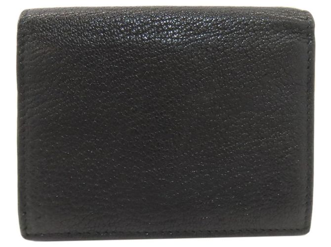 Miu Miu Leder-Bifold-Geldbörse Schwarz - Ansicht 2