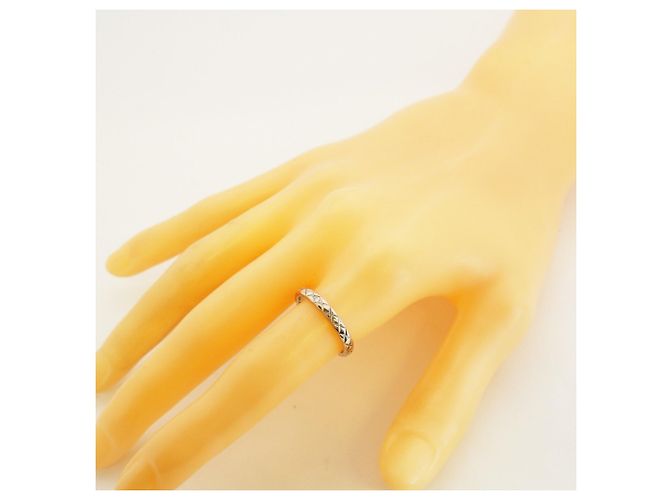 Anello Chanel Coco Crush in platino - vista 7