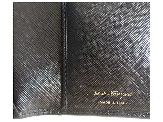 Cartera larga Vara Ribbon Salvatore Ferragamo Negro - vista 8