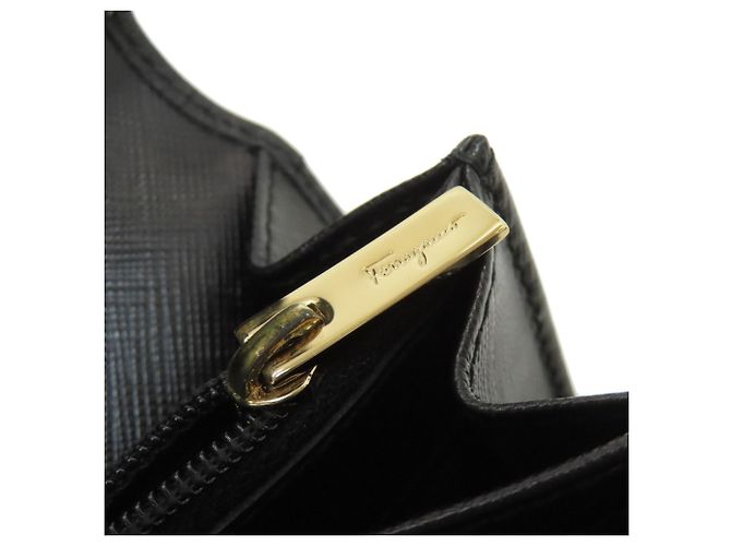 Cartera larga Vara Ribbon Salvatore Ferragamo Negro - vista 9