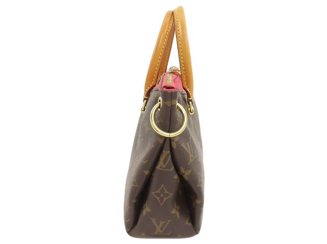 Borsa Louis Vuitton Pallas BB in Monogram Canvas Arancione Monogramma - vista 3