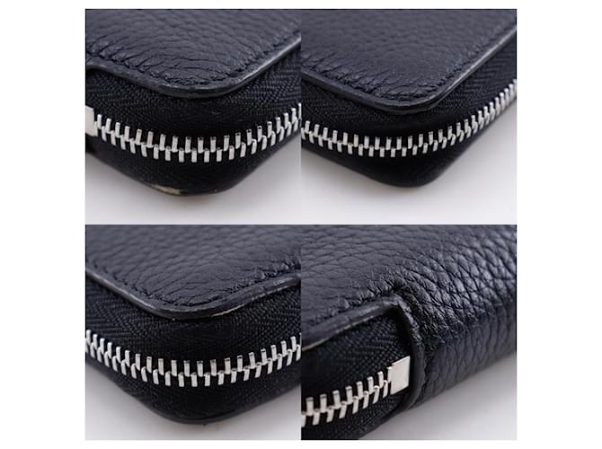 Céline Celine Medium Zip Around Bi-fold Wallet Schwarz Gelb - Ansicht 10