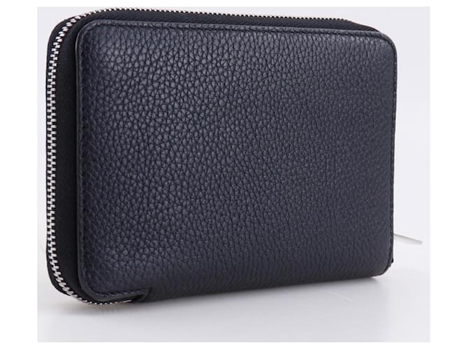 Céline Celine Medium Zip Around Bi-fold Wallet Schwarz Gelb - Ansicht 3