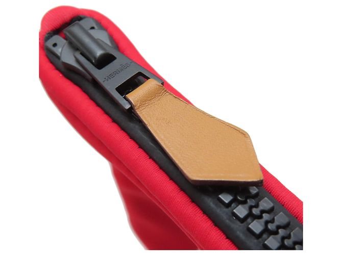 Hermès Pochette Accessori NeoBain MM Hermes Rosso - vista 7