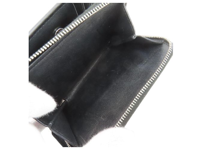 Saint Laurent Bi-fold Ledergeldbörse mit Sternmotiv Schwarz - Ansicht 6