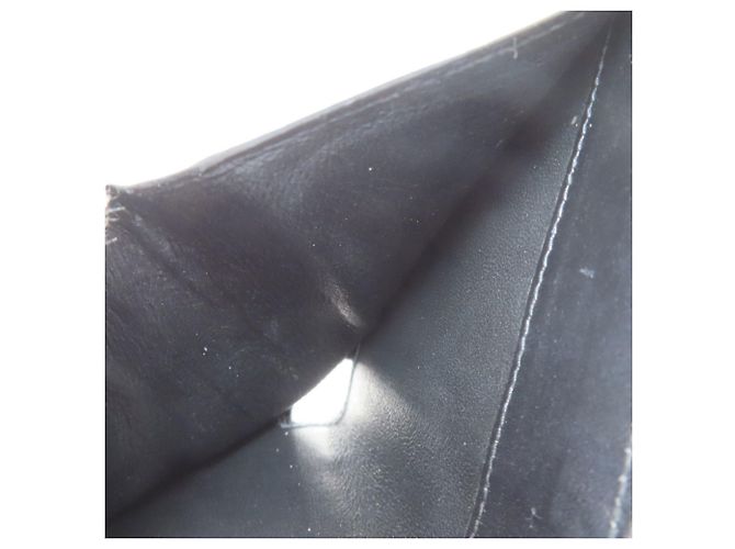 Saint Laurent Bi-fold Ledergeldbörse mit Sternmotiv Schwarz - Ansicht 8
