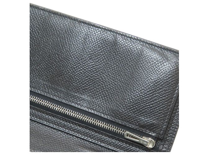 Cartera larga Hermès Bearn Soufflé Negro - vista 10