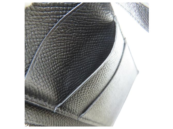 Cartera larga Hermès Bearn Soufflé Negro - vista 12