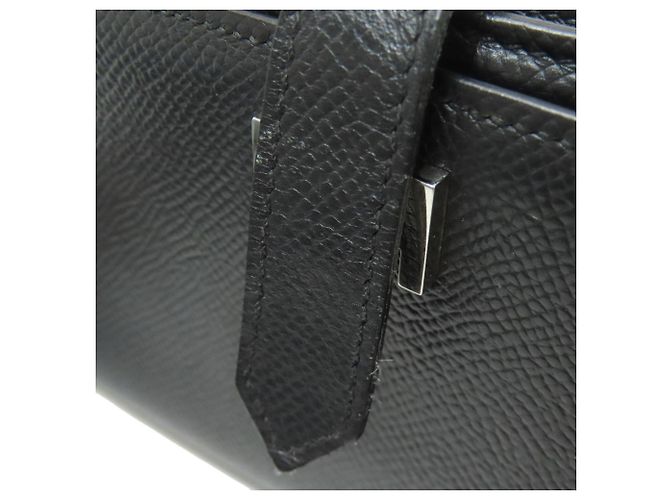 Cartera larga Hermès Bearn Soufflé Negro - vista 13