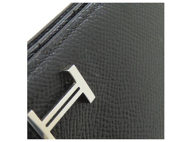 Cartera larga Hermès Bearn Soufflé Negro - vista 15