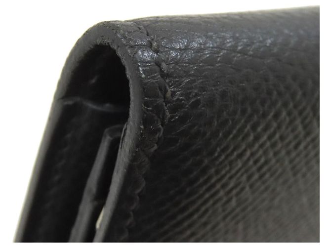Cartera larga Hermès Bearn Soufflé Negro - vista 18