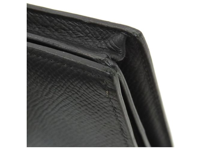 Cartera larga Hermès Bearn Soufflé Negro - vista 19