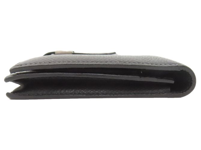 Cartera larga Hermès Bearn Soufflé Negro - vista 3
