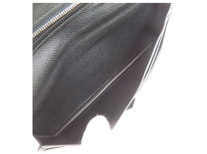 Cartera larga Hermès Bearn Soufflé Negro - vista 5