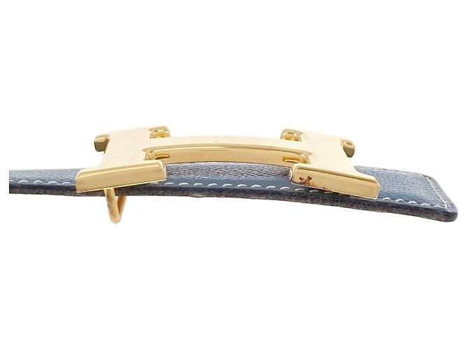 Hermès Hermes H-Belt in Blue Jean - view 7