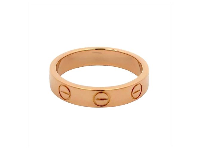 Anello Mini Love di Cartier in oro rosa 18K D'oro - vista 4