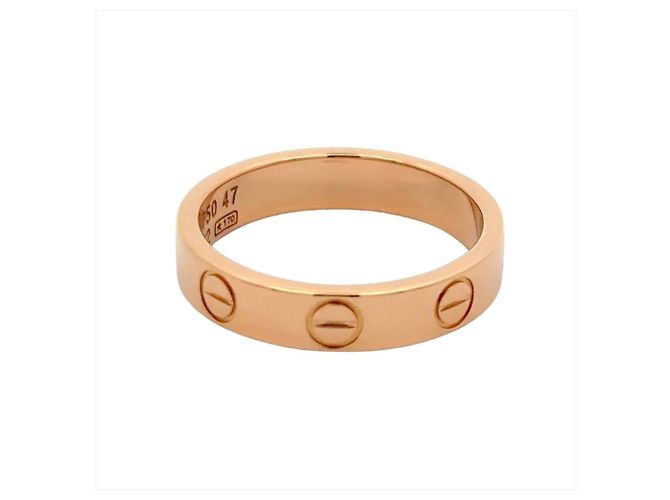 Anello Mini Love di Cartier in oro rosa 18K D'oro - vista 5