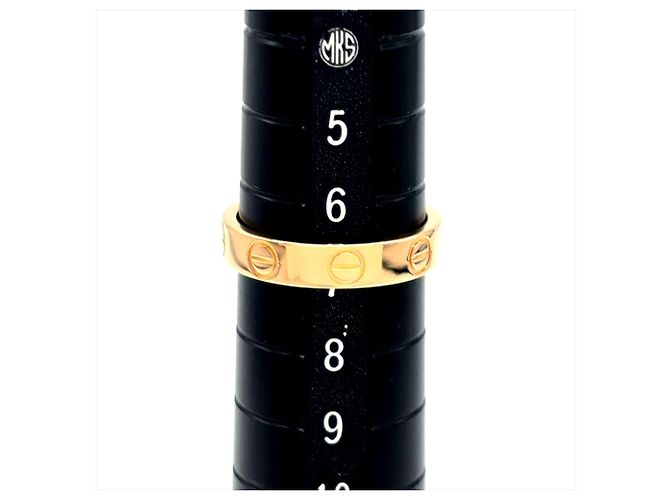Anello Mini Love di Cartier in oro rosa 18K D'oro - vista 7