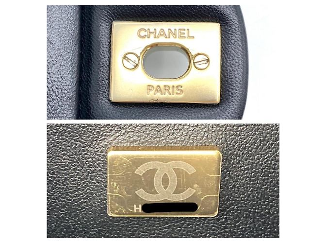 Borsa a Spalla Chanel Mini Matelassé 20 Chain Nero - vista 8
