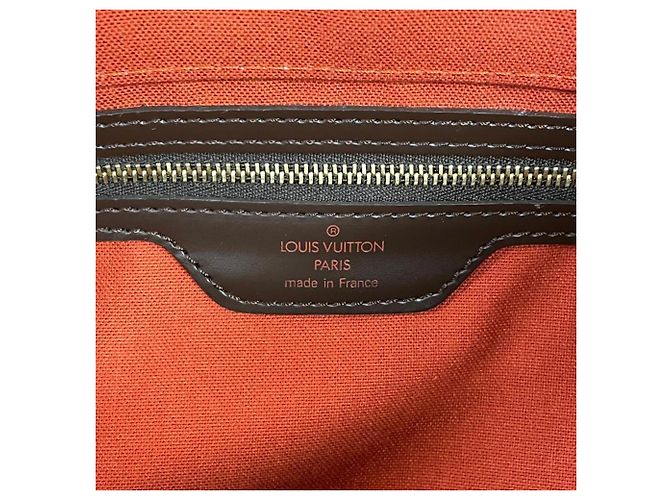 Borsa Boston Louis Vuitton Greenwich GM in Damier Ebene Marrone - vista 11