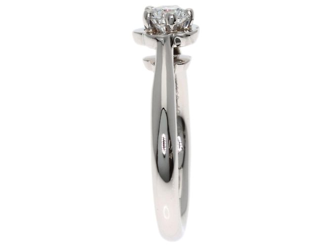 Chanel Camellia Diamantring in Platin - Ansicht 3