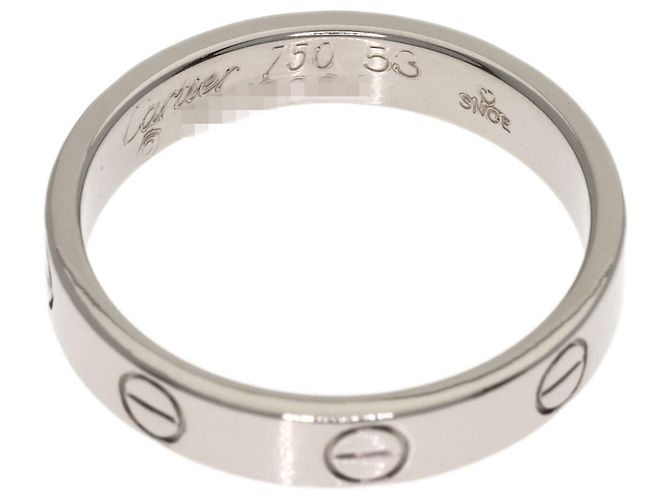 Cartier Mini Love Ring aus 18K Weißgold - Ansicht 4