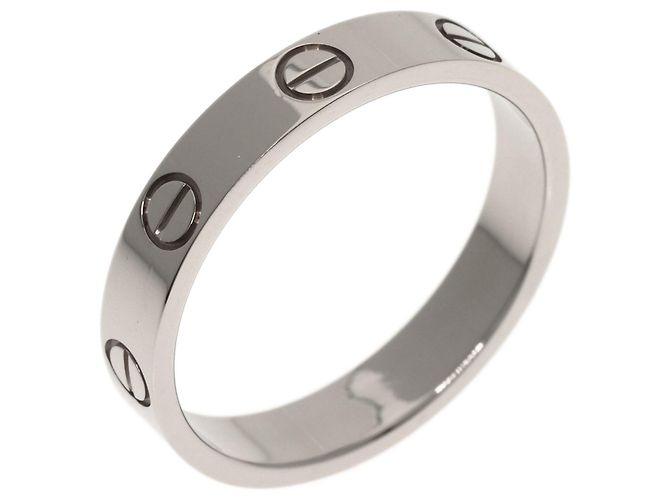 Anello Cartier Mini Love in oro bianco 18K - vista 2
