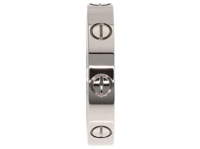 Anello Cartier Mini Love in oro bianco 18K - vista 3