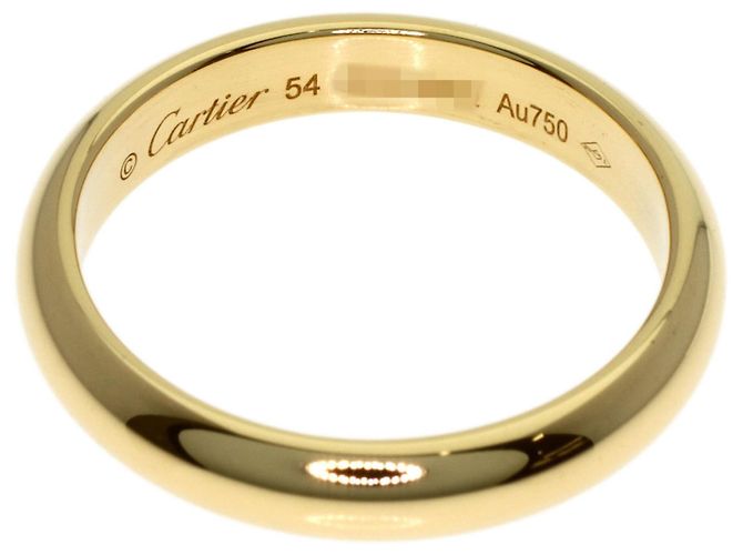 Fede Cartier in oro giallo 18K da donna - vista 4