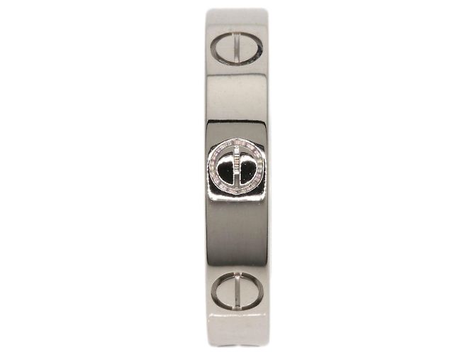 Cartier Mini Love Band Ring aus 18K Weißgold - Ansicht 3