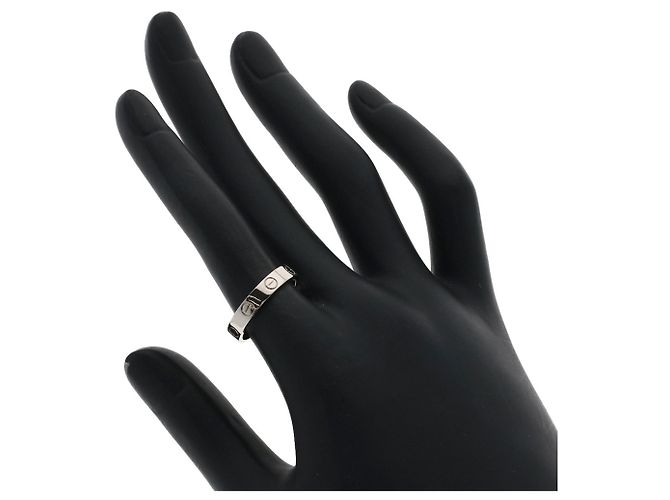 Cartier Mini Love Band Ring aus 18K Weißgold - Ansicht 5