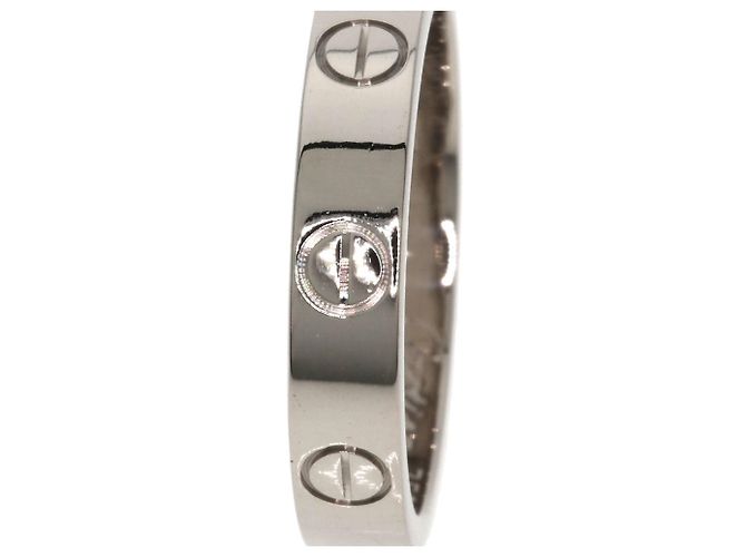 Cartier Mini Love Band Ring aus 18K Weißgold - Ansicht 6