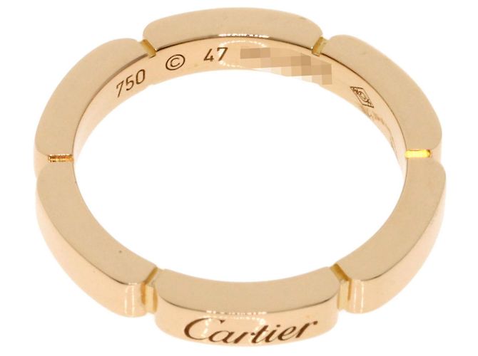 Anello Maillon Panthère #47 in oro rosa 18K Cartier - vista 4
