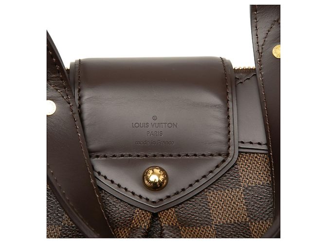 Borsa Louis Vuitton Damier Sistina PM Marrone - vista 5