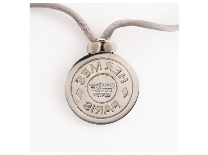 Colar Hermès Serie Medallion Marrom - vista 6